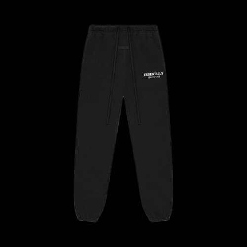 Fear of God Essentials Classic Fit Fleece Sweatpant 'Jet Black'
