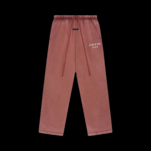Fear of God Essentials Heavy Fleece Relaxed Sweatpant Crimson