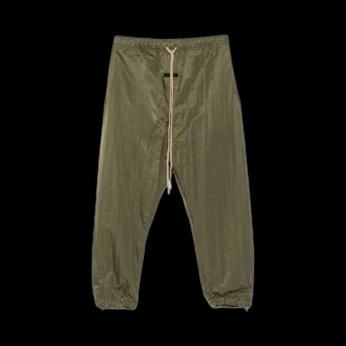 Fear of God Essentials Textured Nylon Track Pant 'Military'