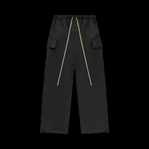 Fear of God Essentials Womens Textured Nylon Field Pant Black