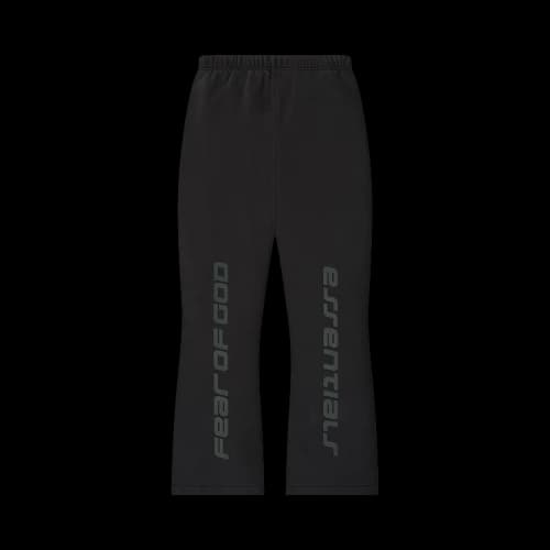 Fear of God Essentials Flare Sweatpant 'Vintage Black'