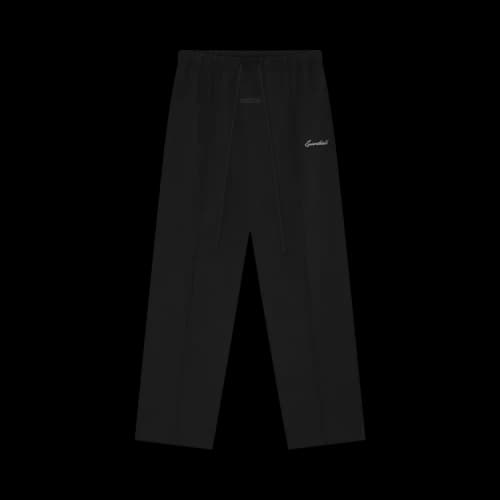 Fear of God Essentials Sporty Nylon Relaxed Trackpant Jet Black