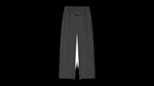 Fear of God Essentials Women's Nylon Relaxed Track Pant Iron Grey