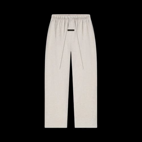 Fear of God Essentials Womens Relaxed Jersey Sweatpant Heather Stone