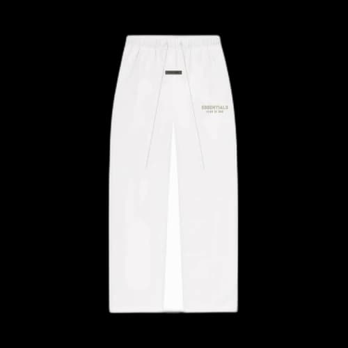 Fear of God Essentials Womens Relaxed Fleece Sweatpant Cloud White