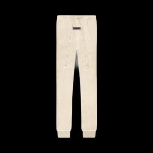 Fear of God Essentials Velour Pant 'Eggshell'