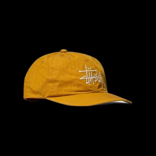 Stussy Bio Wash Big Logo Low Pro Cap 'Gold'