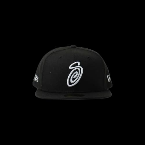 Stussy Curly S 59FIFTY New Era Cap 'Black'