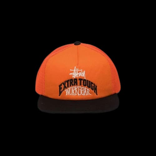 Stussy Extra Tough Trucker Cap 'Orange'