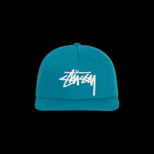 Stussy Big Stock Point Crown Cap 'Emerald'