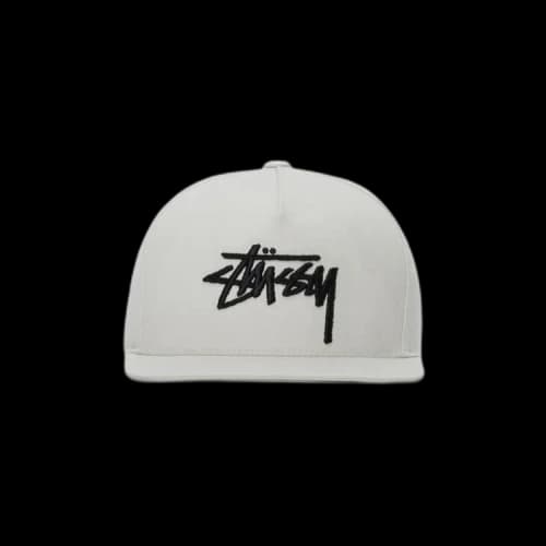 Stussy Big Stock Point Crown Cap 'White'
