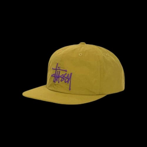 Stussy Peached Nylon Basic Strapback 'Bronze'