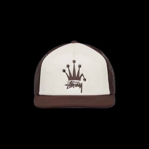Stussy Crown Stock Trucker Cap 'Brown'