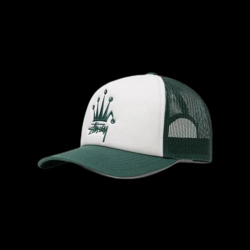 Stussy Crown Stock Trucker Cap 'Forest'