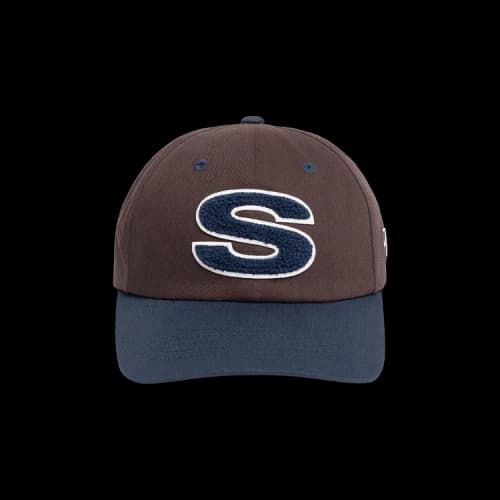 Stussy Low Profile Chenille S Snapback 'Dark Brown'