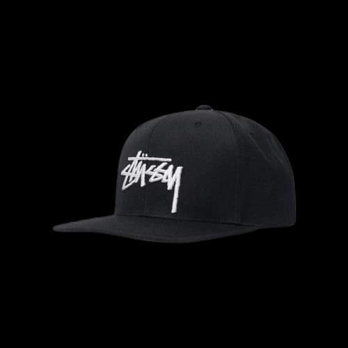 Stussy Stock Point Crown Snapback 'Black'