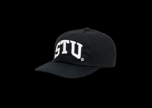 Stussy STU Arch Strapback Cap Black