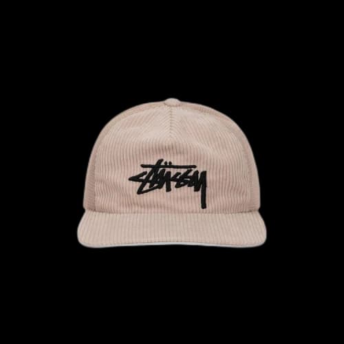Stussy Corduroy Trucker Cap 'Cream'