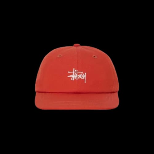 Stussy Basic Stock Low Pro Cap 'Blood Orange'