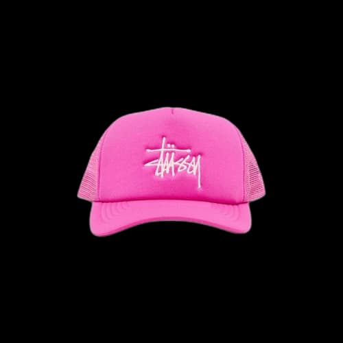 Stussy Big Basic Trucker Cap 'Hot Pink'