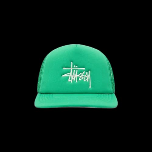 Stussy Trucker Big Basic Snapback 'Kelly Green'