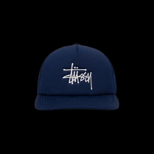 Stussy Big Basic Trucker Cap 'Navy'