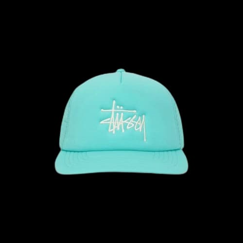 Stussy Big Basic Trucker Cap 'Turquoise'