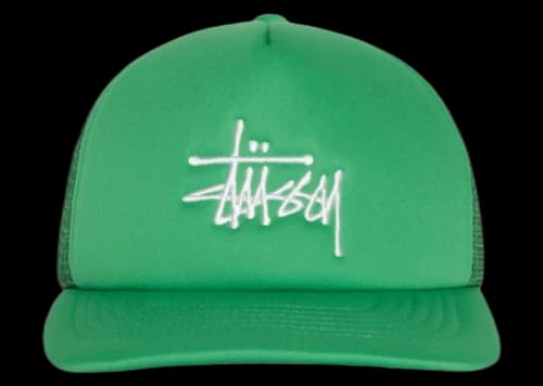 Stussy Trucker Big Basic Snapback Shamrock