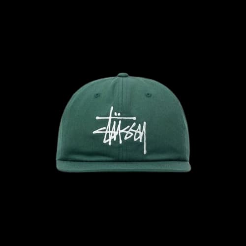 Stussy Basic Strapback Cap 'Forest'
