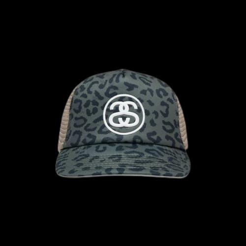 Stussy Trucker SS-Link Snapback 'Leopard'