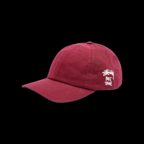 Stussy Built Tough Low Pro Cap 'Maroon'