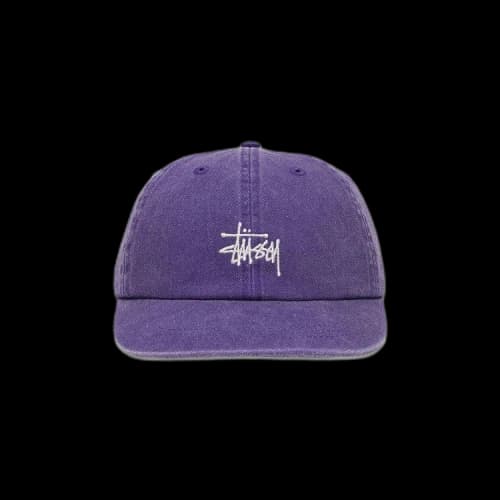 Stussy Washed Basic Low Pro Hat 'Grape'