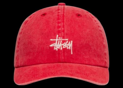 Stussy Low Pro Basic Washed Strapback Chile