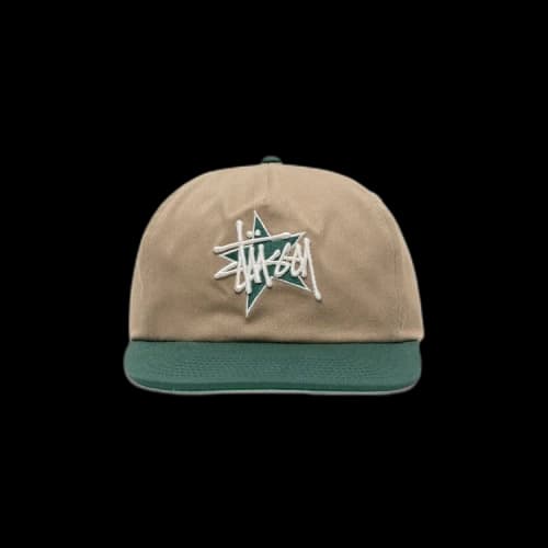 Stussy Mid-Depth Basic Star Strapback 'Khaki'