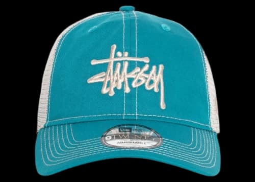 Stussy New Era 9Twenty Basic Trucker Teal