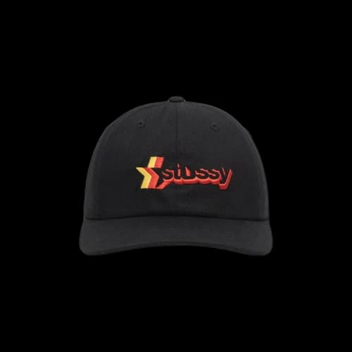 Stussy Low Pro 3 Star Strapback Black