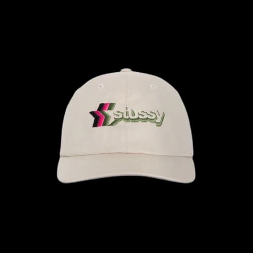 Stussy Low Pro 3 Star Strapback Khaki