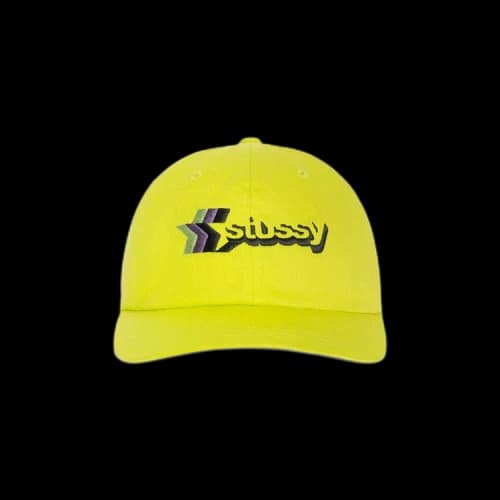 Stussy Low Pro 3 Star Strapback Lime