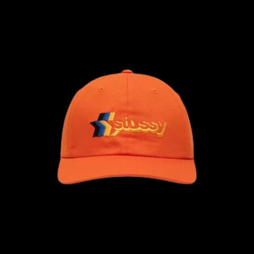 Stussy Low Pro 3 Star Strapback Orange