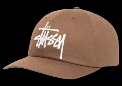 Stussy Low Profile Big Basic Snapback Cocoa