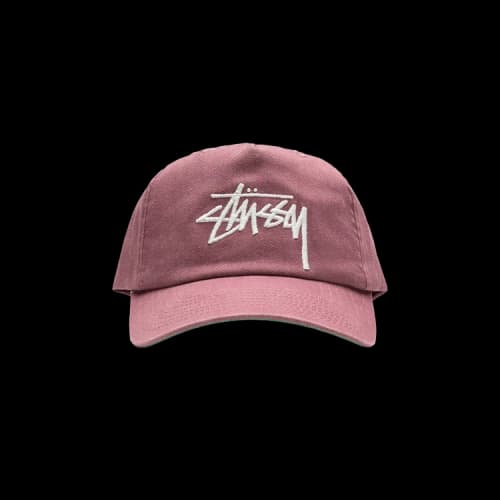 Stussy Mid-Depth Big Stock Snapback 'Plum'