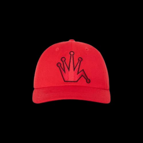 Stussy Low Profile Bent Crown Snapback Red