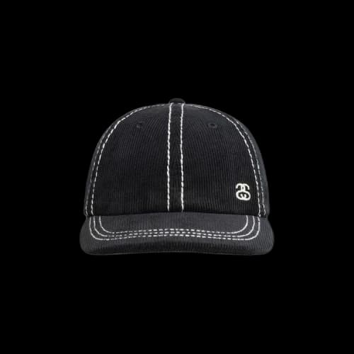 Stussy Low Profile SS-Link Stitched Strapback Black