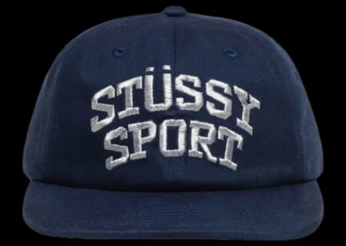 Stussy Mid Depth Sport Snapback Navy/Metallic
