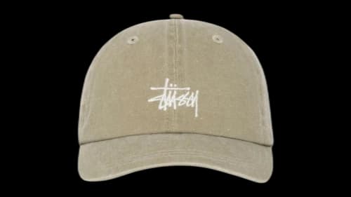 Stussy Basic Washed Cap Faded Tan