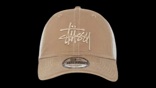 Stussy New Era 9Twenty Tonal Basic Trucker Khaki
