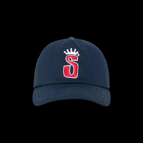 Stussy Trucker S Crown Snapback Navy