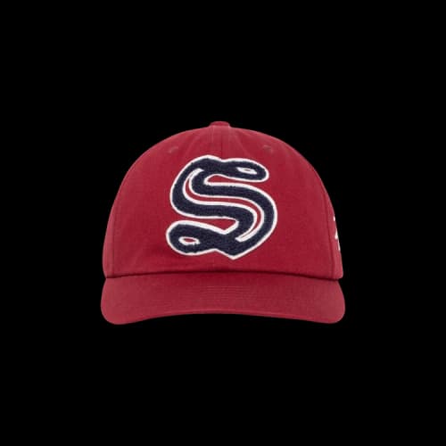 Stussy Mid Depth Chenille S Cap 'Wine'