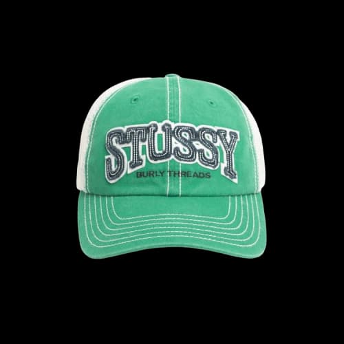 Stussy Mid-Depth Burly Threads Trucker 'Green'