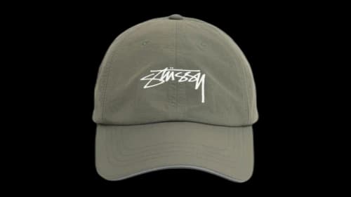 Stussy Low Profile Smooth Stock Strapcap Cap Green